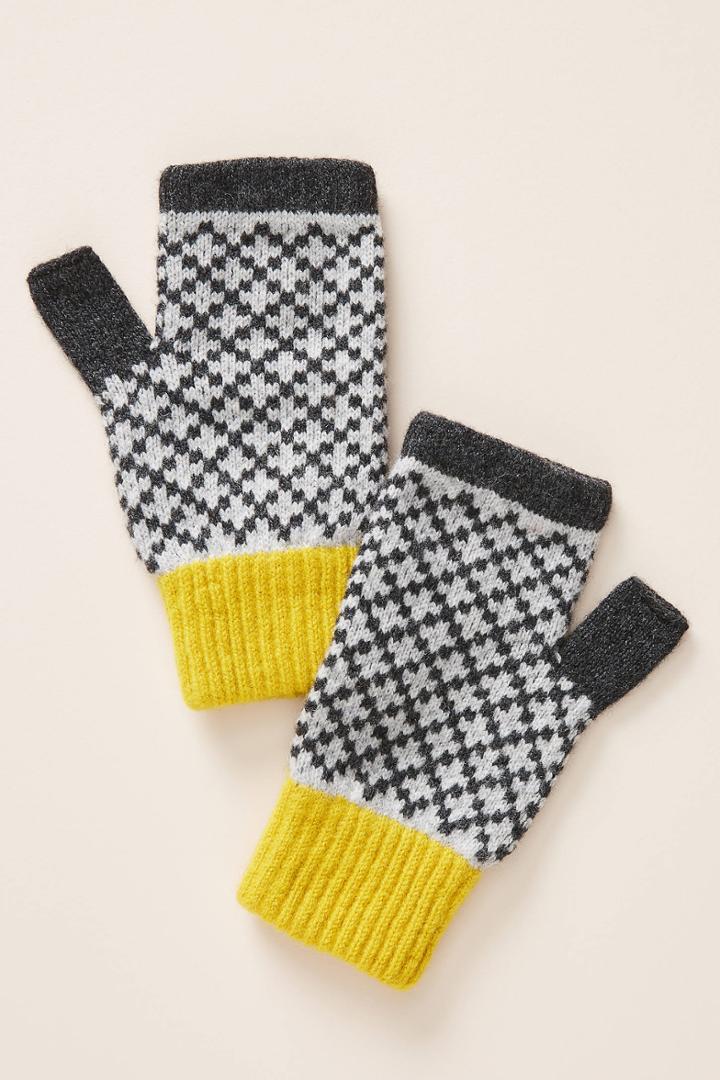 Catherine Tough Ella Fair Isle Fingerless Gloves