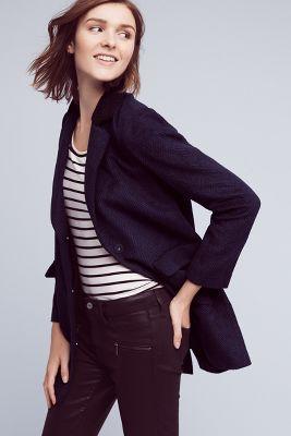 Cartonnier Chevron Sherpa Car Coat