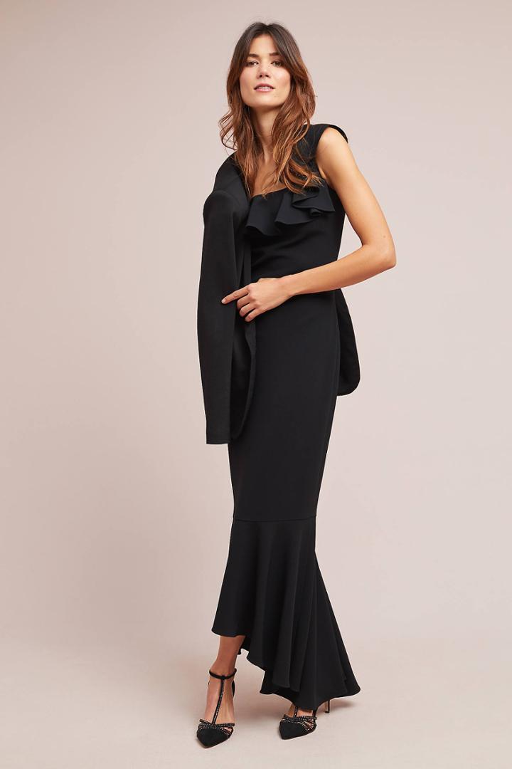 Shoshanna Capri Ruffled Dress