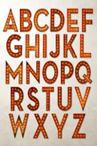 Anthropologie Monogram Marquee Light