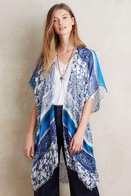 Subtle Luxury Paisley River Kimono