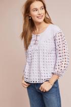 Wolven Blythe Eyelet Top