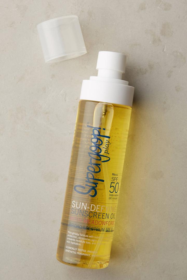 Supergoop! Sun-defying Sunscreen Oil With Meadowfoam