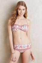 Nanette Lepore Paisley Bandeau Top Red Motif