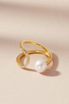 Gold Philosophy Eclipse Pearl Wrapped Ring