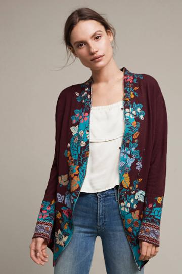 Ivko Bloom-trimmed Cardigan