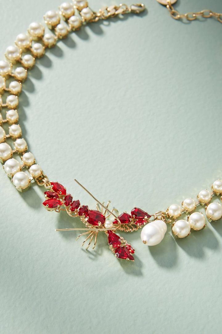 Anton Heunis Lobster Dinner Choker Necklace