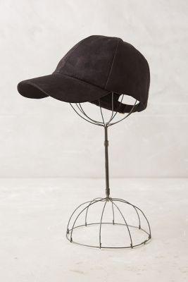 Anthropologie Sueded Baseball Cap