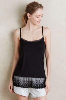 Subtle Luxury Lace-hem Cami