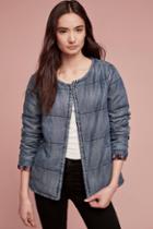 Cloth & Stone Quilted Plaid-lined Car Coat