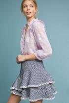 Ml Monique Lhuillier Tiered Mini Skirt