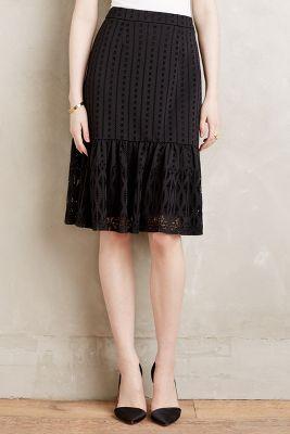 Moulinette Soeurs Eyelet Trumpet Skirt