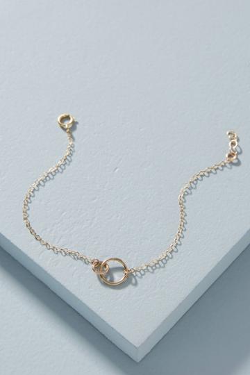 Hello Adorn Tiny Link 14k Gold-filled Bracelet