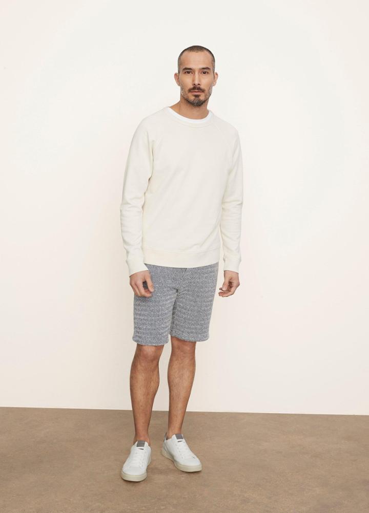 Vince Garment Dye Long Sleeve Crew Neck Tee