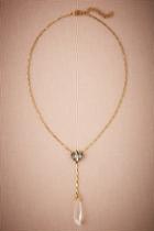 Anthropologie Crystal Lacrame Necklace