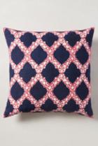 John Robshaw Dahlia Pillow Navy