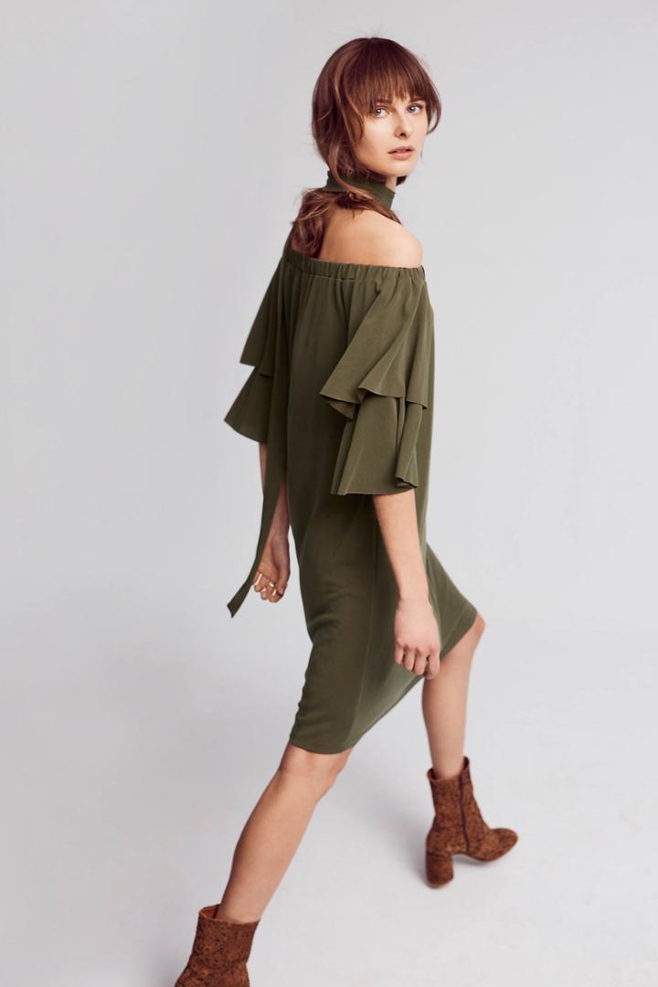 Sunday In Brooklyn Radcliff Off-the-shoulder Dress