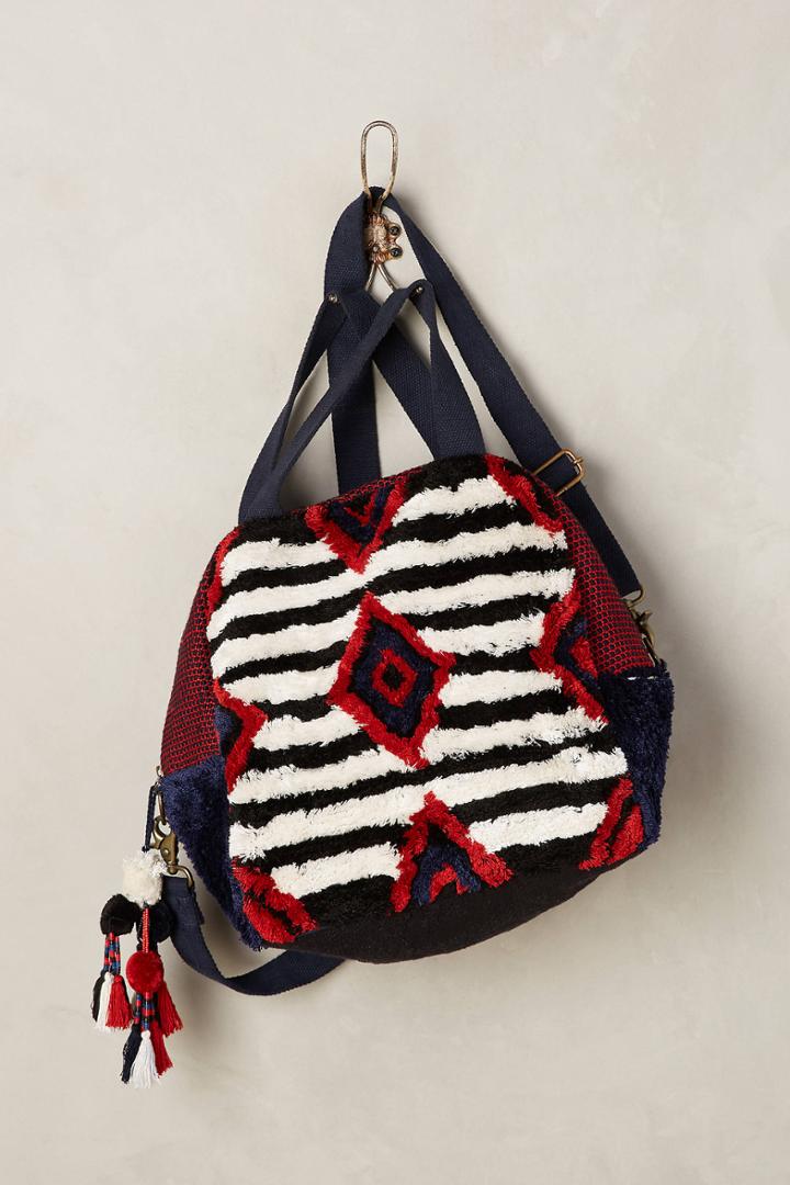 Love Binetti Joan Jett Striped Tote Bag
