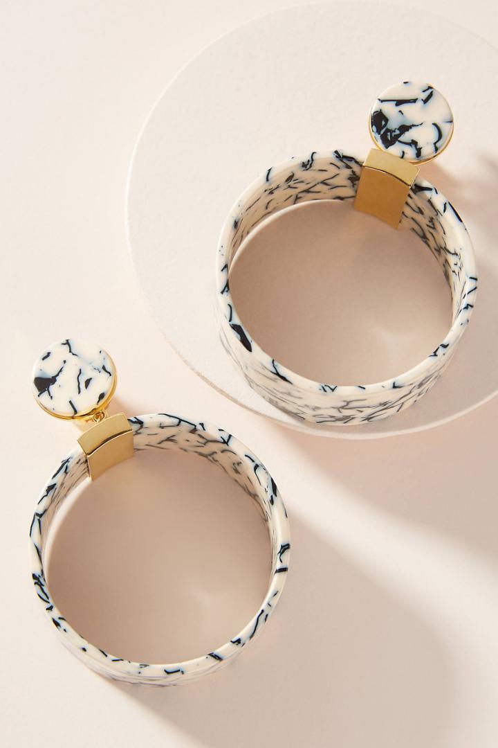 Lele Sadoughi Binocular Hoop Earrings
