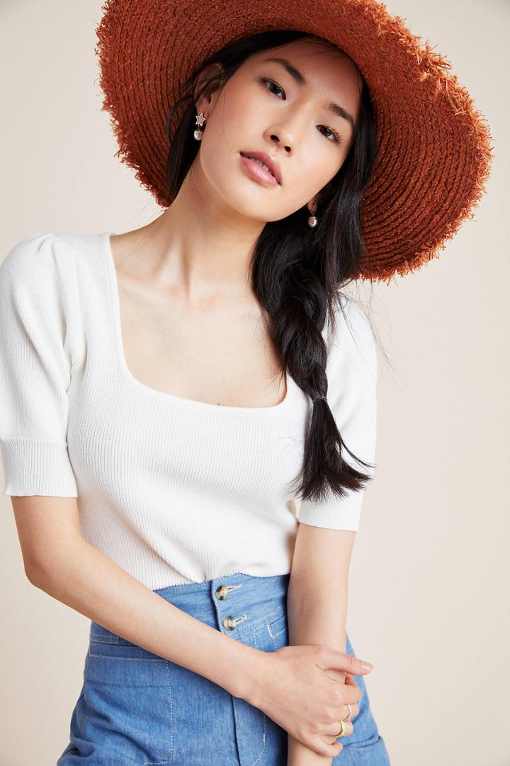 Line & Dot Devin Ribbed Sweater Tee