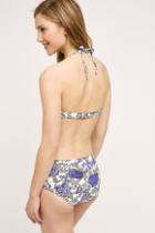 Anthropologie Ruched Mid-rise Bikini Bottom