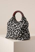 Anthropologie Audriana Leopard Clutch
