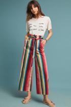 Seen Worn Kept Striped Paperbag-waisted Trousers