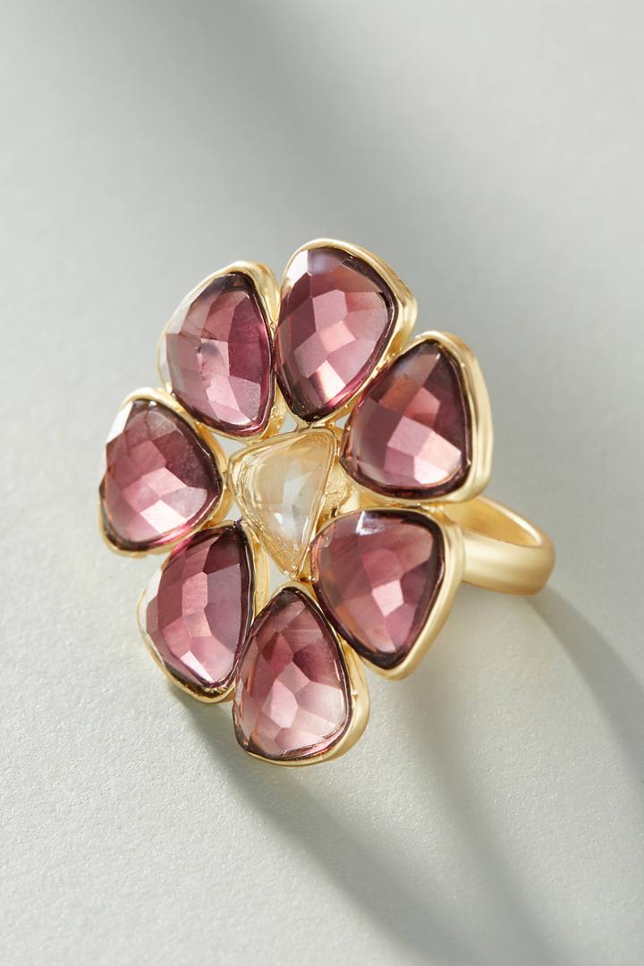 Anthropologie Blooming Mosaic Ring