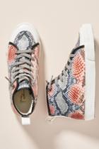 Vintage Havana Snake High-top Sneakers