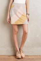 Hd In Paris Seamed Suede Mini Skirt
