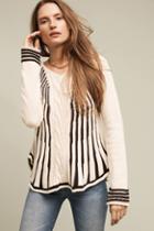 Anthropologie Cabled Swing Sweater