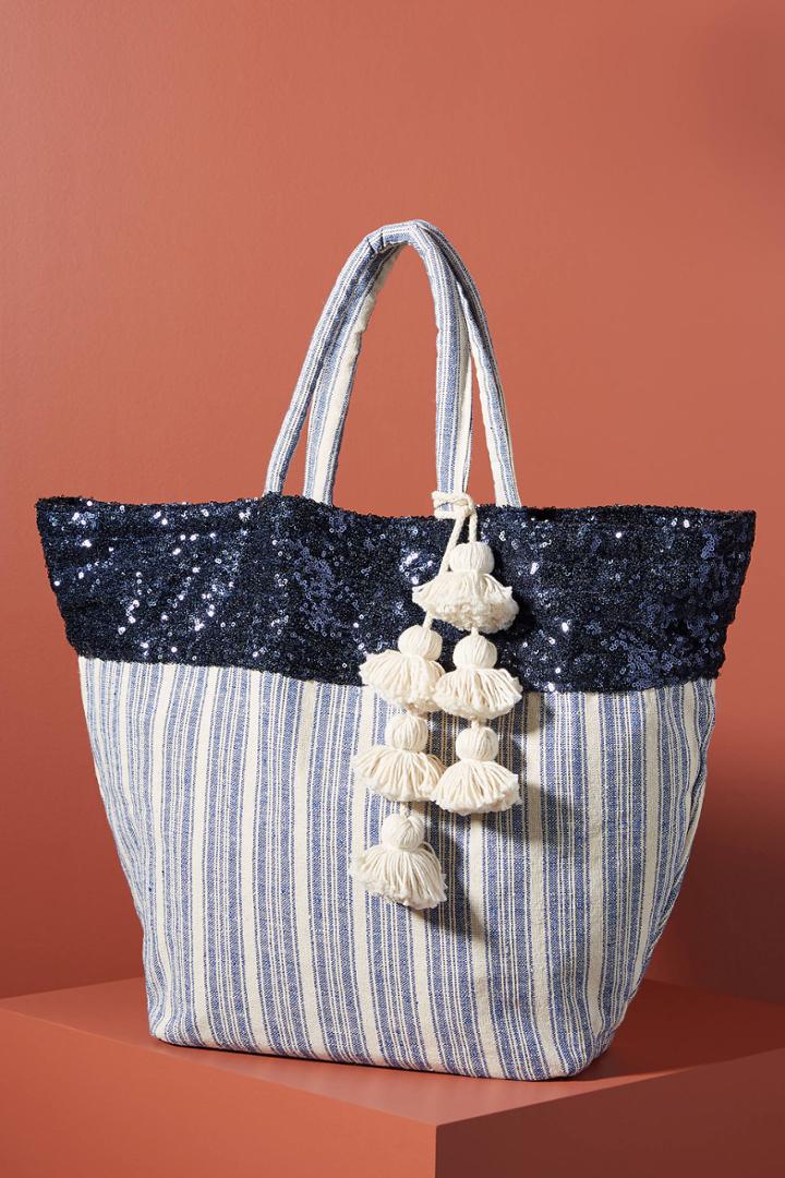 Jadetribe Sequin Top Tote Bag