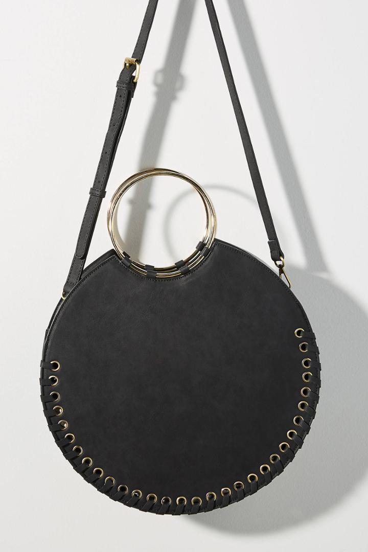 Anthropologie Marla Stitched Circle Bag