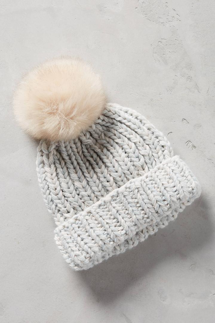 Anthropologie Quebec Pommed Beanie