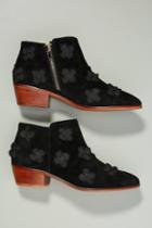 Anthropologie Coming Up Roses Booties
