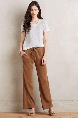 On The Road Wide-leg Cord Trousers
