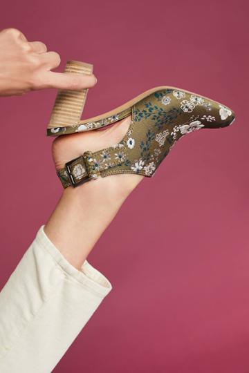 Capsule Collective International Mundalesah Floral Heels