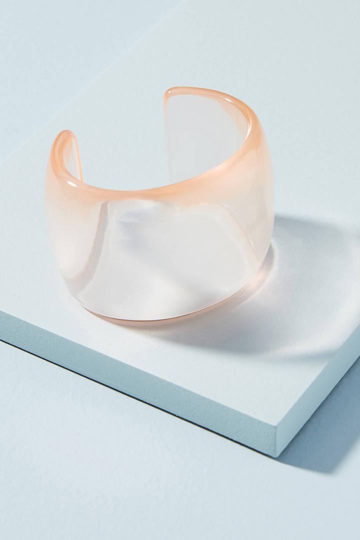 Anthropologie Lucite Cuff Bracelet