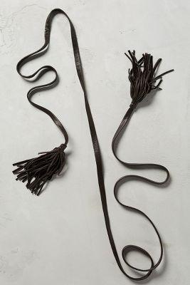 Anthropologie Gatsby Tassle Wrap Belt