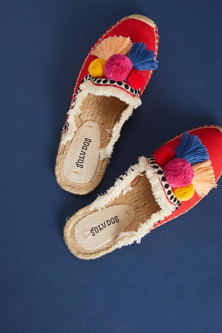Soludos Pommed Espadrille Slides