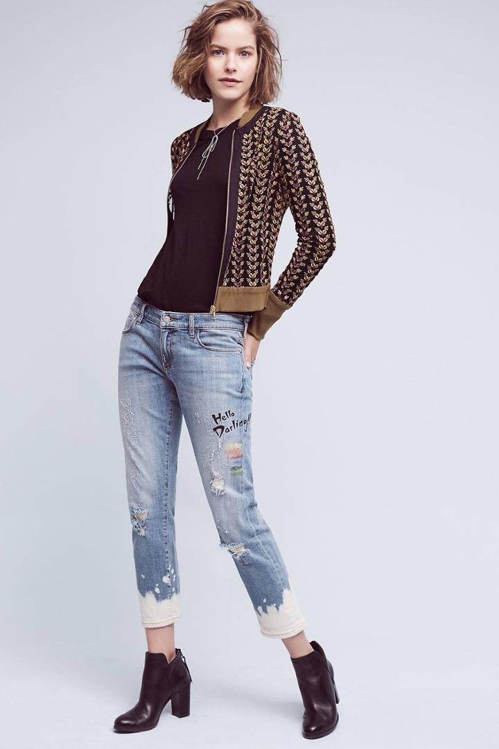 Pilcro Hyphen Mid-rise Boyfriend Jeans