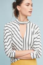 Sunday In Brooklyn Spliced Stripe Top