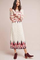Ranna Gill Esme Pleated Midi Skirt