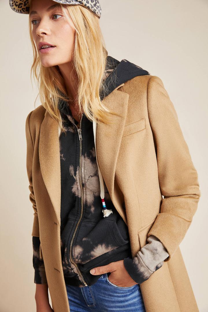 Sol Angeles Tie-dyed Zip-front Hoodie