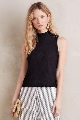Anthropologie Mockneck Knit Tank