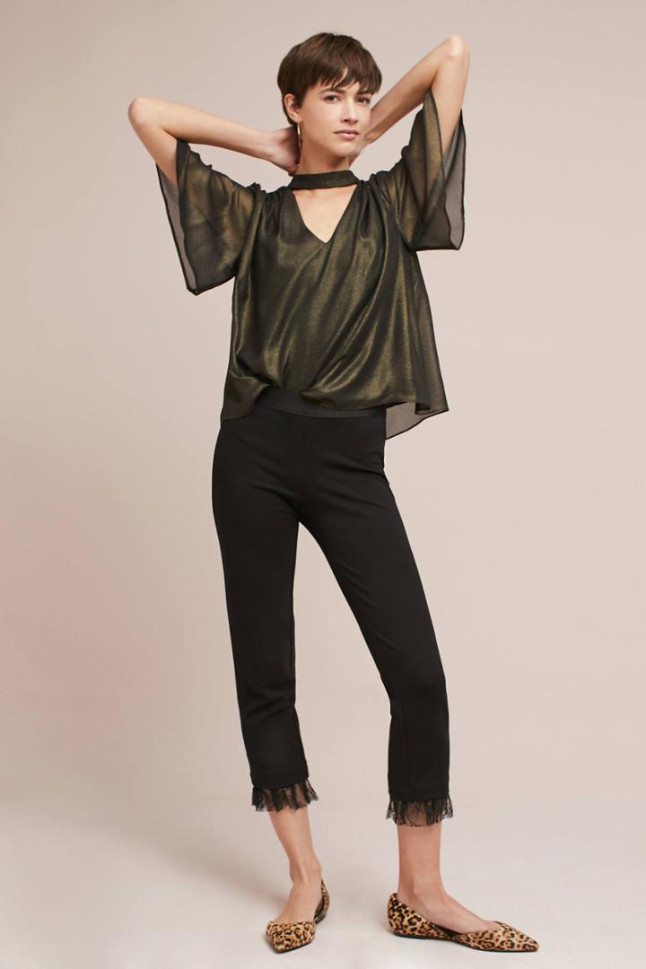 Bailey 44 Lace-trimmed Leggings
