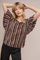 Vanessa Virginia Bienville Ruffle-sleeve Top