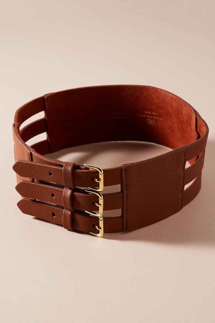 Btb Triple Buckle Corset Belt