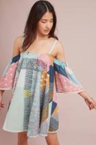 Pankaj & Nidhi Gia Off-the-shoulder Swing Dress