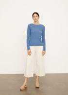 Vince Cashmere Trimless Pullover Sweater